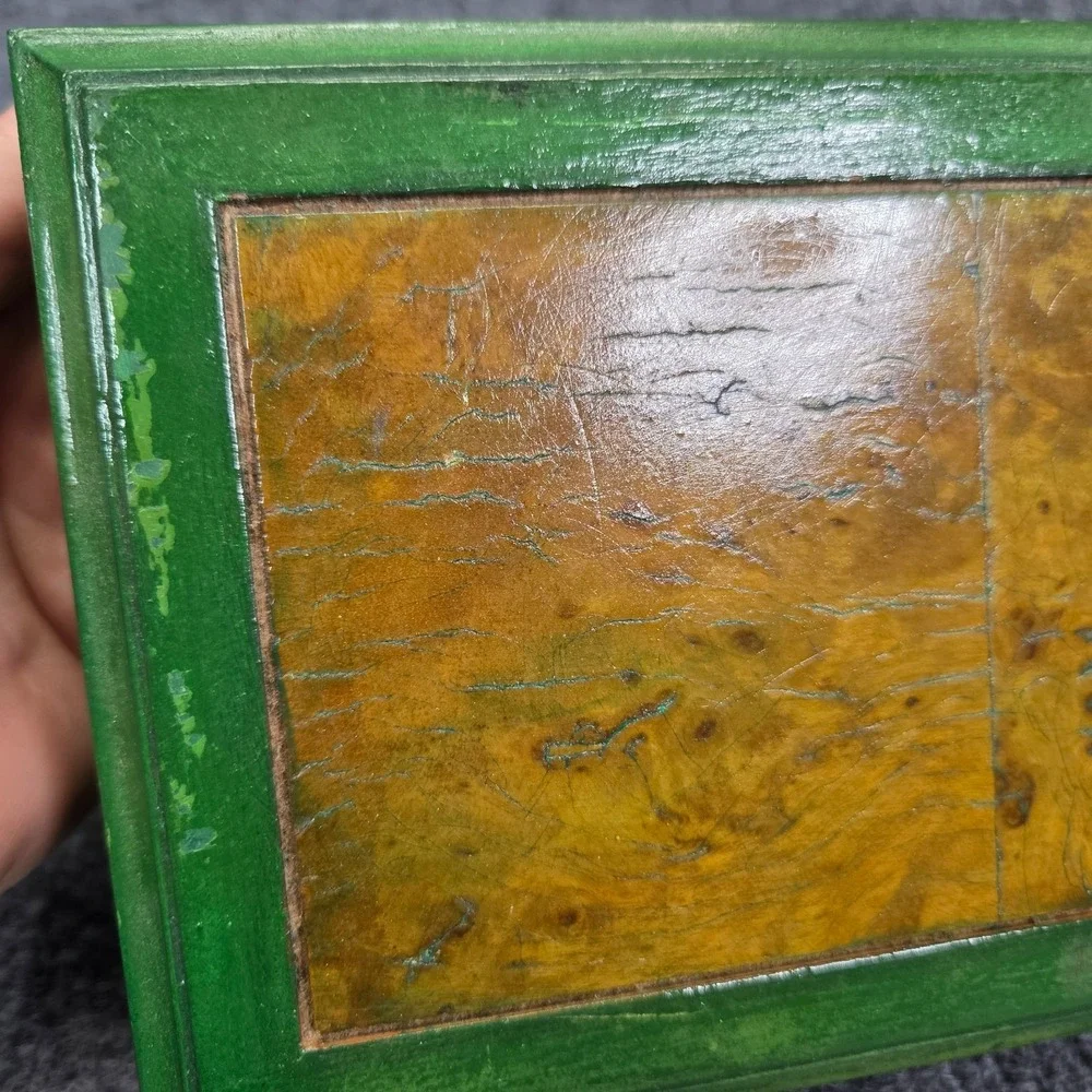 Nintendo The Legend of Zelda Link Hand Painted Wooden Trinket Box Art OOAK‎ Gift